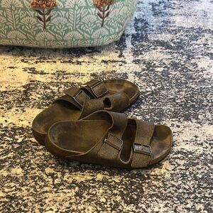 Birkenstock Taupe Metallic Brown 7